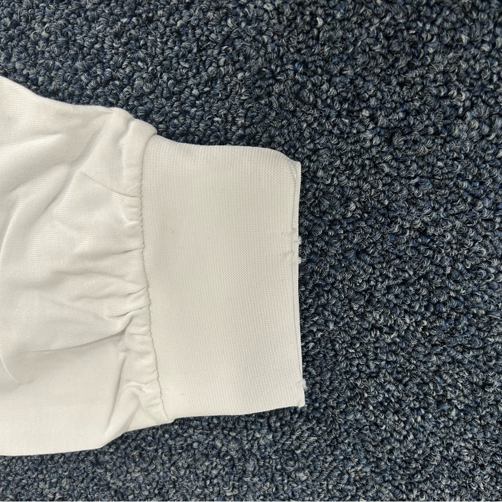 Balenciaga Oversized BB Logo Long Sleeve Shirt White/Black – Size L (Fits XXL) - Picture 6 of 15
